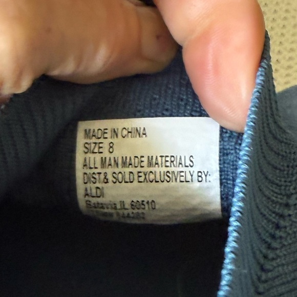 CRANE ladies lightweight slip on sneaker NWOT size 8, perfect condition, blue - Picture 5 of 10